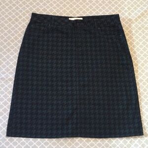 Cato Green Houndstooth Pencil Skirt 16